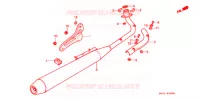 SILENCIEUX D'ECHAPPEMENT pour Honda BENLY CD 50 de 1982