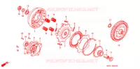 EMBRAYAGE pour Honda BENLY CD 50 de 1984