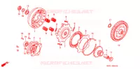 EMBRAYAGE pour Honda BENLY CD 50 de 1987