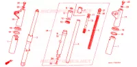FOURCHE pour Honda BENLY CD 50 de 1987