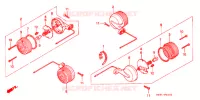 CLIGNOTANT (2) pour Honda BENLY CD 50 de 1993