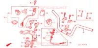 GUIDON   TE DE FOURCHE pour Honda BENLY CD 50 de 1995