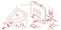 SELLE pour Honda 50 GYRO CANOPY SPECIFICATION WAGON de 1994