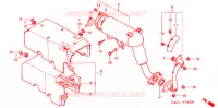 SILENCIEUX D'ECHAPPEMENT (TC50M/P/V) pour Honda 50 GYRO CANOPY SPECIFICATION WAGON de 1998
