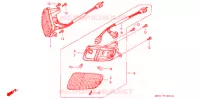 CLIGNOTANT AVANT (C100CMP/CMS) pour Honda SUPER CUB 100 de 1995