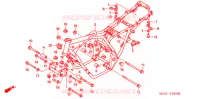 CADRE pour Honda CB 400 SUPER FOUR VTEC Speed warning light attached with stripe de 1999