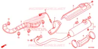 SILENCIEUX D'ECHAPPEMENT pour Honda FOURTRAX 500 FOREMAN 4X4 Electric Shift, Power Steering de 2019