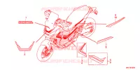 AUTOCOLLANTS pour Honda X ADV 750 L de 2019
