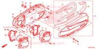 COUVERCLE GAUCHE pour Honda FORZA 125 5E de 2018