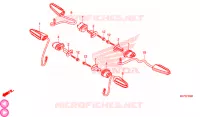 CLIGNOTANT pour Honda CB 500 F ABS de 2019
