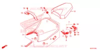 SELLE pour Honda CB 500 F ABS de 2019