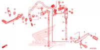 PEDALE pour Honda CBR 1000 ABS de 2019