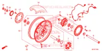 ROUE ARRIERE pour Honda CBR 1000 RR SP de 2019