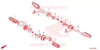 CLIGNOTANT pour Honda CBR 500 R ABS de 2019
