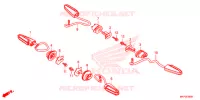 CLIGNOTANT pour Honda CBR 500 R ABS de 2019