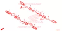 CLIGNOTANT pour Honda CBR 500 R de 2019