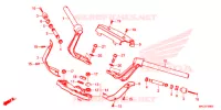 GUIDON   TE DE FOURCHE pour Honda GL 1800 GOLD WING de 2019