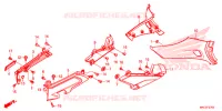 COUVERCLES LATERAUX pour Honda GL 1800 GOLD WING TOUR DCT, NAVI, AIRBAG de 2020