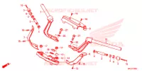 GUIDON   TE DE FOURCHE pour Honda GL 1800 GOLD WING TOUR DCT, NAVI, AIRBAG de 2019