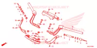 GUIDON   TE DE FOURCHE pour Honda GL 1800 GOLD WING TOUR DCT, NAVI, AIRBAG de 2019