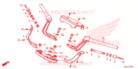 GUIDON   TE DE FOURCHE pour Honda GL 1800 GOLD WING TOUR DCT, NAVI, AIRBAG de 2019