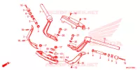 GUIDON   TE DE FOURCHE pour Honda GL 1800 GOLD WING TOUR DCT, NAVI, AIRBAG de 2019
