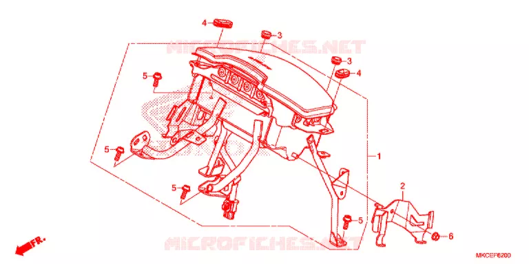 MODULE AIRBAG Honda MOTO 1800 GOLD-WING 2019  GL1800DAK
