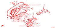 COUVERCLE GAUCHE pour Honda PCX 125 de 2018
