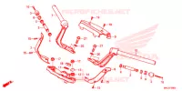 GUIDON   TE DE FOURCHE pour Honda GL 1800 GOLD WING TOUR DCT, NAVI, AIRBAG de 2019