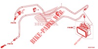 DURITE DE FREIN ARRIERE pour Honda CB 500F ABS BLACK, RED de 2014