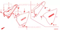 COUVERCLES LATERAUX pour Honda CB 1100 RS DCT ABS de 2019