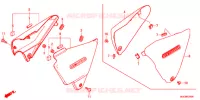 COUVERCLES LATERAUX pour Honda CB 1100 RS DCT ABS de 2019
