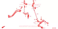 PEDALE pour Honda AFRICA TWIN CRF 1000 de 2019