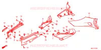COUVERCLES LATERAUX pour Honda GL 1800 GOLD WING TOUR DCT, NAVI, AIRBAG de 2019