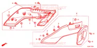 COUVERCLES LATERAUX pour Honda VFR 800 de 2020