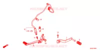 PEDALE pour Honda VFR 800 de 2020