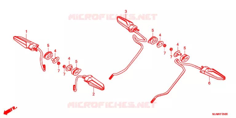 CLIGNOTANT Honda MOTO 800 CROSSRUNNER 2022  VFR800XK