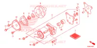 POMPE A HUILE pour Honda CB 110 Front brake disk de 2017
