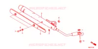 SILENCIEUX D'ECHAPPEMENT pour Honda SUPER CUB 110 STREET de 2018