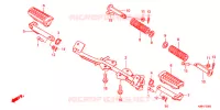 REPOSE PIED pour Honda CROSS CUB 110 de 2019