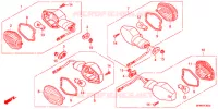 CLIGNOTANT pour Honda CB 400 SUPER FOUR ABS de 2019