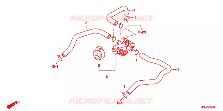 VALVE DE COMMANDE D'INJECTION D'AIR Honda MOTO 400 CB 2021  CB400SADK