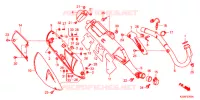 SILENCIEUX D'ECHAPPEMENT pour Honda CRF 250 LOWER de 2019