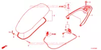 SELLE pour Honda LEAD 125 de 2019