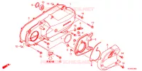 COUVERCLE GAUCHE pour Honda LEAD 125 de 2019