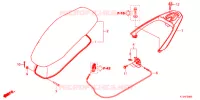 SELLE pour Honda LEAD 125 de 2019