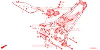 CADRE pour Honda CB 250 TWISTER ABS de 2017