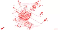 CULASSE pour Honda CB 250 TWISTER ABS de 2017