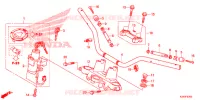 GUIDON   TE DE FOURCHE pour Honda CB 250 TWISTER CBS de 2019