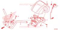 GUIDON pour Honda FOURTRAX 420 4X4 ESP DCT EPS IRS de 2020